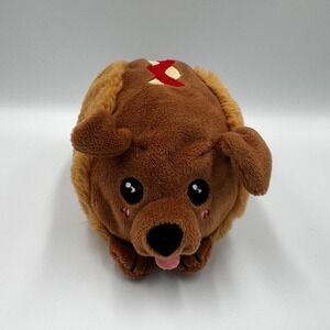 Dachshund Squishable in Hot Dog Bun w/ Mustard and Ketchup - EXCELLENT Condition